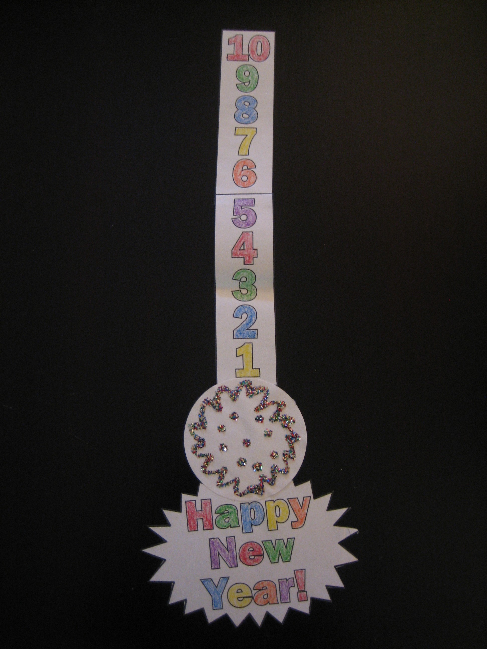 new year's eve craft - happy home fairy